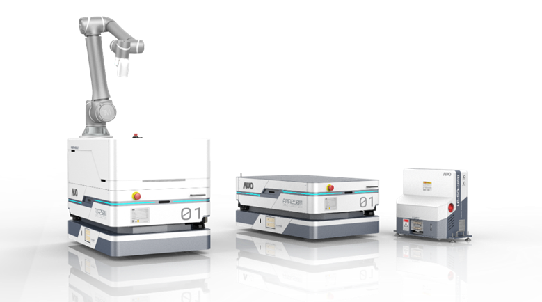 U8国际數位開發的自主式移動機器人（AMR250M），搭配全向輪並結合AI演算法、2D LiDAR、3D攝影機等技術，協助客戶實現產線全自動化